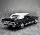 [ACME] 1:18 Ford 1968 Shelby GT500 KR Convertible svart modellbil Die-Cast