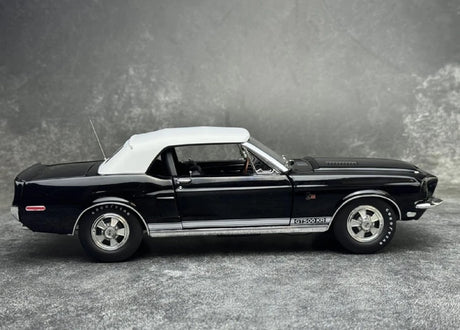 [ACME] 1:18 Ford 1968 Shelby GT500 KR Convertible Black Model Car Die-Cast