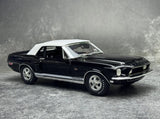 [ACME] 1:18 Ford 1968 Shelby GT500 KR Convertible svart modellbil Die-Cast