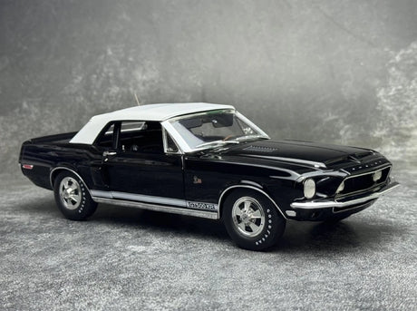 [ACME] 1:18 Ford 1968 Shelby GT500 KR Convertible Black Model Car Die-Cast