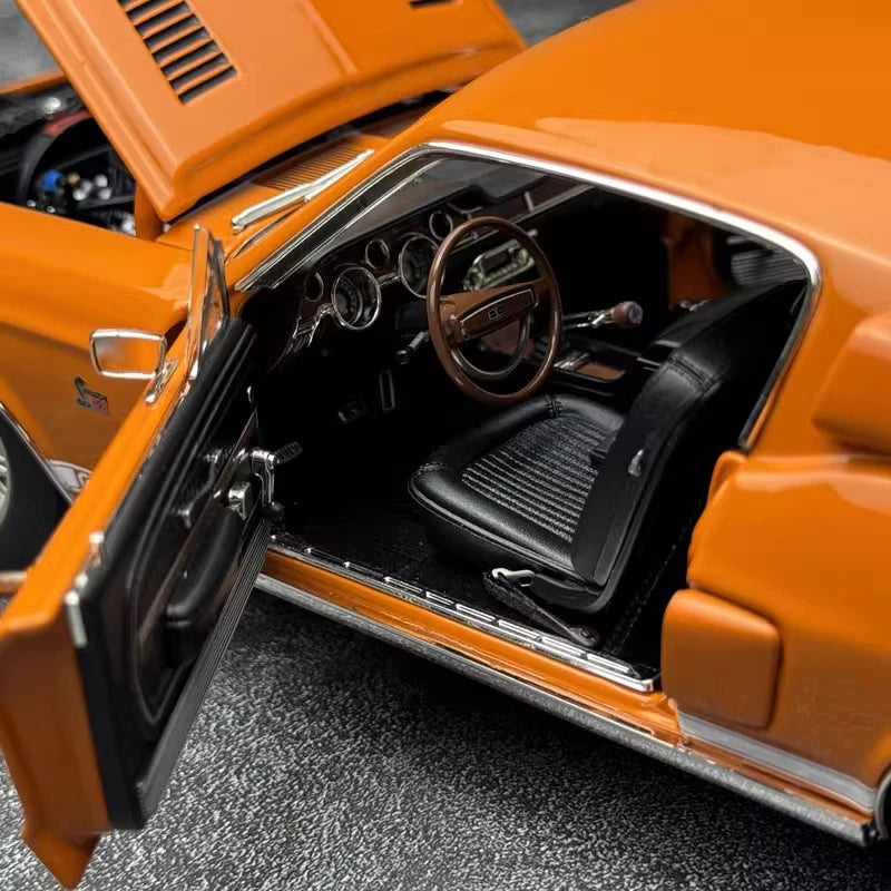 [ACME] 1:18 Ford 1968 Shelby GT500 KR Fastback Orange Model Car Die-Cast