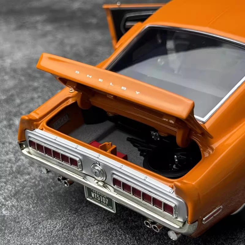 [ACME] 1:18 Ford 1968 Shelby GT500 KR Fastback Orange Model Car Die-Cast