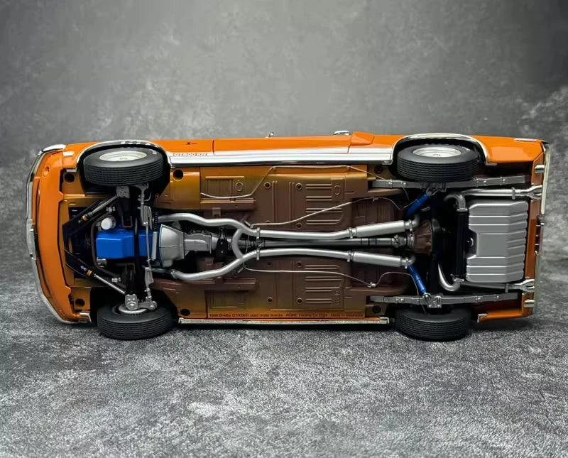 [ACME] 1:18 Ford 1968 Shelby GT500 KR Fastback orange voiture miniature Die-Cast
