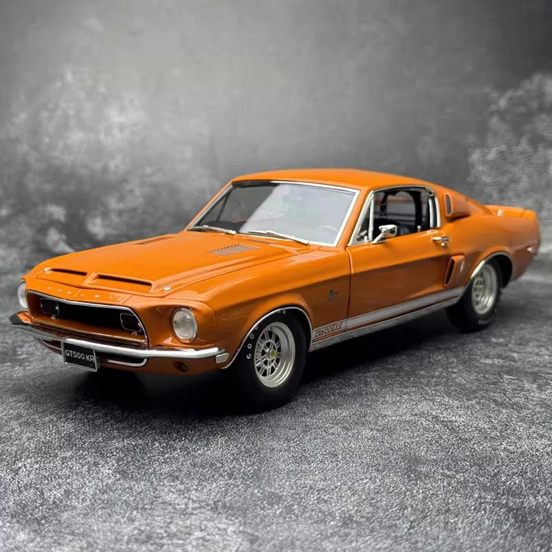 [ACME] 1:18 Ford 1968 Shelby GT500 KR Fastback orange voiture miniature Die-Cast