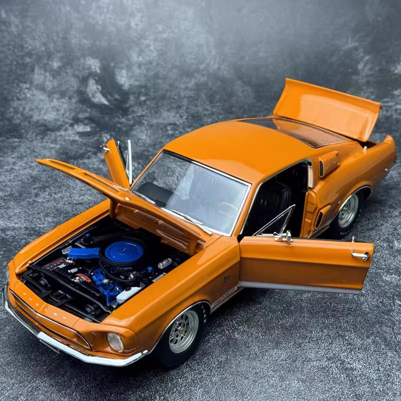[ACME] 1:18 Ford 1968 Shelby GT500 KR Fastback Orange Model Car Die-Cast
