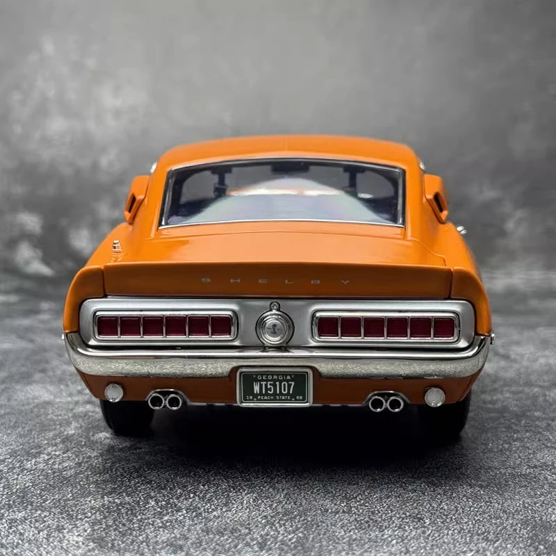 [ACME] 1:18 Ford 1968 Shelby GT500 KR Fastback Orange Model Car Die-Cast