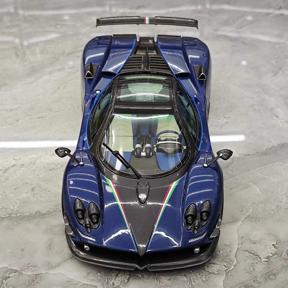 [Almost Real] 1:18 Pagani 2010 Zonda Tri-Colore modellino di auto Die-Cast