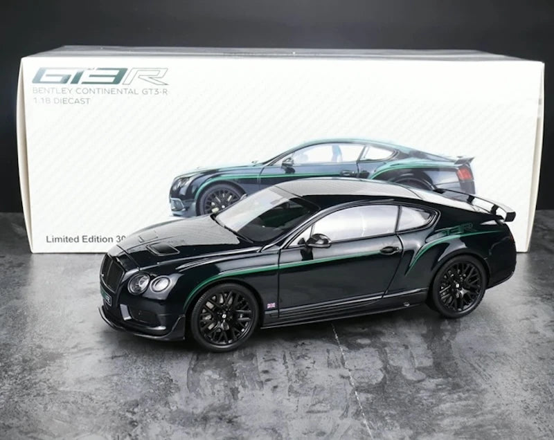 [Almost Real] 1:18 Bentley 2015 Continental GT3-R Black Model Car Die-Cast