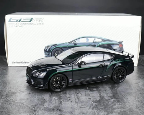 [Almost Real] 1:18 Bentley 2015 Continental GT3-R Black Model Car Die-Cast