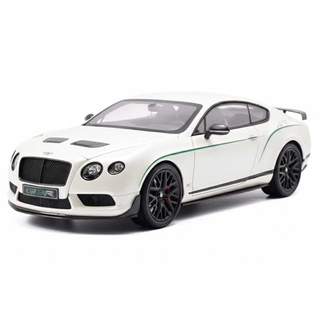[Almost Real] 1:18 Bentley 2015 Continental GT3-R White Model Car Die-Cast