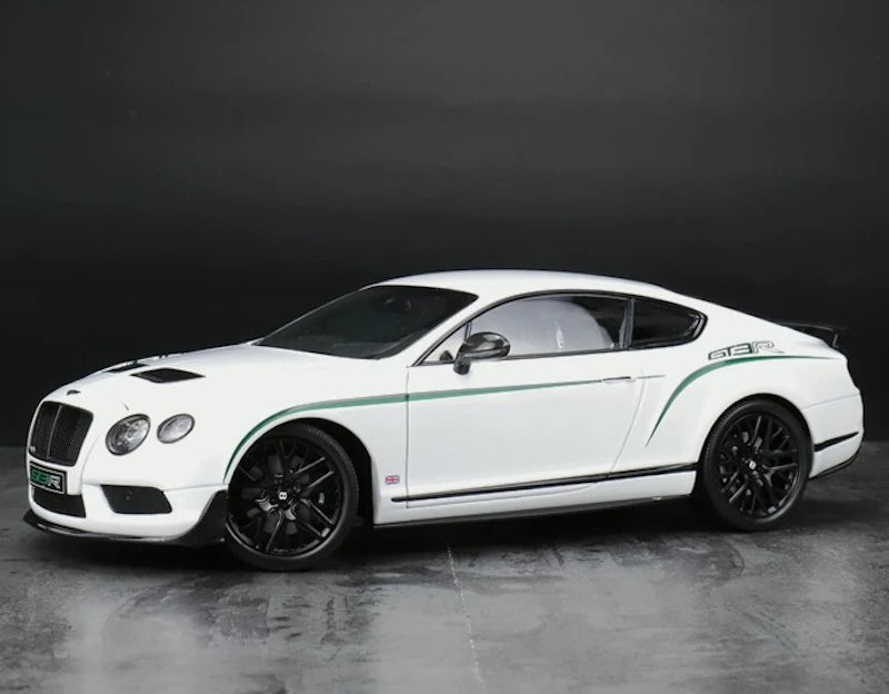 [Almost Real] 1:18 Bentley 2015 Continental GT3-R White Model Car Die-Cast