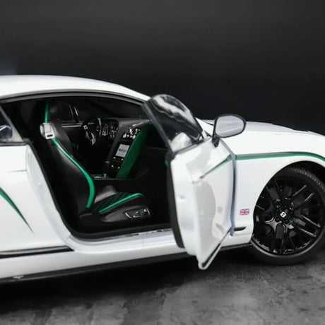 [Almost Real] 1:18 Bentley 2015 Continental GT3-R White Model Car Die-Cast