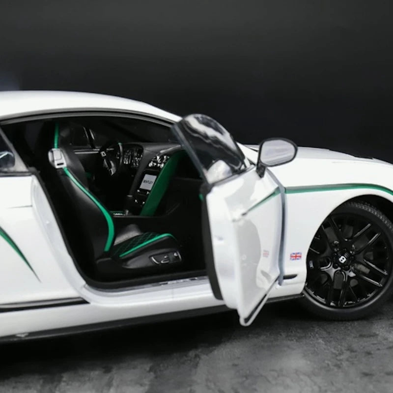 [Almost Real] 1:18 Bentley 2015 Continental GT3-R White Model Car Die-Cast