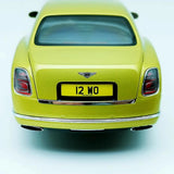 [Almost Real] 1:18 Bentley 2015 Mulsanne Speed ゴールド モデルカー Die-Cast