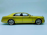 [Almost Real] 1:18 Bentley 2015 Mulsanne Speed ゴールド モデルカー Die-Cast