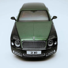 [Almost Real] 1:18 Bentley 2015 Mulsanne Speed Green Model Car Die-Cast