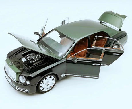 [Almost Real] 1:18 Bentley 2015 Mulsanne Speed Green Model Car Die-Cast