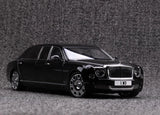 [Almost Real] 1:18 Bentley 2017 Mulsanne Extended Wheelbase Black Model Car Die-Cast