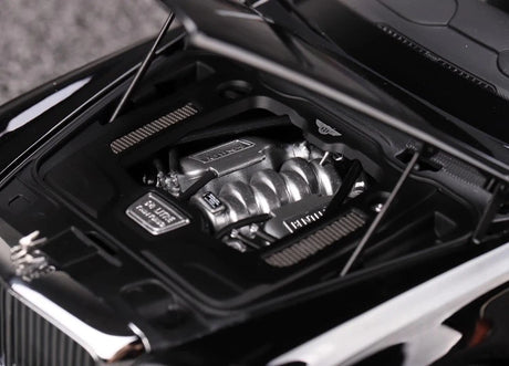 [Almost Real] 1:18 Bentley 2017 Mulsanne Extended Wheelbase Black Model Car Die-Cast