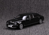 [Almost Real] 1:18 Bentley 2017 Mulsanne Extended Wheelbase Black Model Car Die-Cast