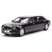Almost Real Bentley 2017 Mulsanne Extended Wheelbase negro 1:18 – coche a escala de colección en metal fundido