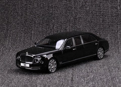 [Almost Real] 1:18 Bentley 2017 Mulsanne Extended Wheelbase Black Model Car Die-Cast