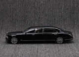 [Almost Real] 1:18 Bentley 2017 Mulsanne Extended Wheelbase Black Model Car Die-Cast
