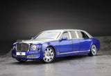 [Almost Real] 1:18 Bentley 2017 Mulsanne Extended Wheelbase Blue Model Car Die-Cast