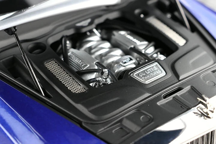 [Almost Real] 1:18 Bentley 2017 Mulsanne Extended Wheelbase Blue Model Car Die-Cast