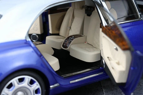 [Almost Real] 1:18 Bentley 2017 Mulsanne Extended Wheelbase Blue Model Car Die-Cast