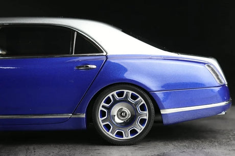 [Almost Real] 1:18 Bentley 2017 Mulsanne Extended Wheelbase Blue Model Car Die-Cast