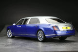 [Almost Real] 1:18 Bentley 2017 Mulsanne Extended Wheelbase Blue Model Car Die-Cast