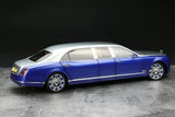 [Almost Real] 1:18 Bentley 2017 Mulsanne Extended Wheelbase Blue Model Car Die-Cast