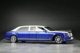 [Almost Real] 1:18 Bentley 2017 Mulsanne Extended Wheelbase Blue Model Car Die-Cast