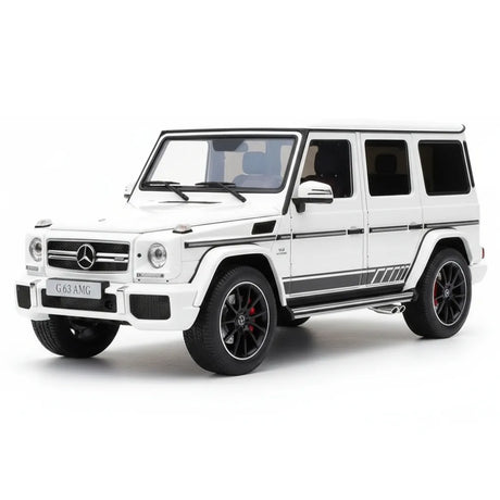 [Almost Real] 1:18 Mercedes-Benz 2017 G65 AMG W463 White Model Car Die-Cast