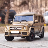 [Almost Real] 1:18 Mercedes-Benz 2017 G65 AMG W463 Yellow Model Car Die-Cast