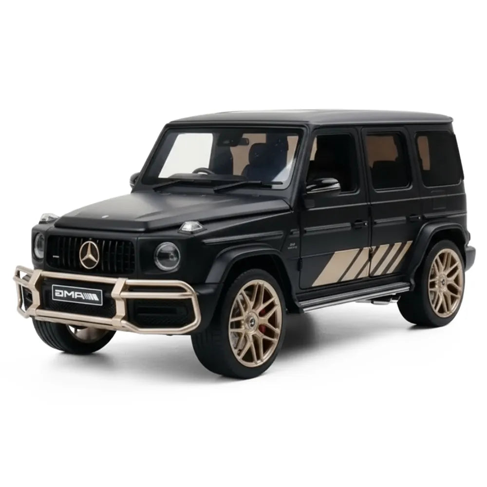 [Almost Real] 1:18 Mercedes-Benz 2019 AMG G63 Black & Gold Model Car Die-Cast