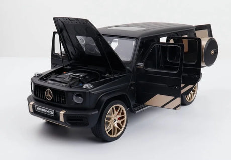 [Almost Real] 1:18 Mercedes-Benz 2019 AMG G63 Black & Gold Model Car Die-Cast