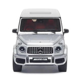 [Almost Real] 1:18 Mercedes-Benz 2019 AMG G63 Silver Model Car Die-Cast