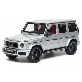 [Almost Real] 1:18 Mercedes-Benz 2019 AMG G63 Silver Model Car Die-Cast
