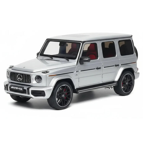 [Almost Real] 1:18 Mercedes-Benz 2019 AMG G63 Silver Model Car Die-Cast