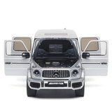 [Almost Real] 1:18 Mercedes-Benz 2019 AMG G63 Silver Model Car Die-Cast