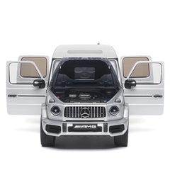 [Almost Real] 1:18 Mercedes-Benz 2019 AMG G63 Silver Model Car Die-Cast