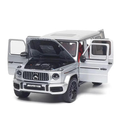 [Almost Real] 1:18 Mercedes-Benz 2019 AMG G63 Silver Model Car Die-Cast