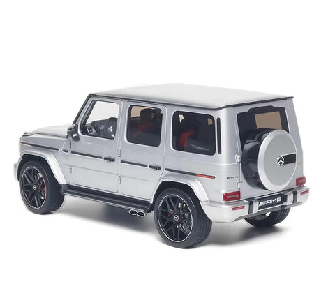 [Almost Real] 1:18 Mercedes-Benz 2019 AMG G63 Silver Model Car Die-Cast