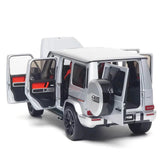 [Almost Real] 1:18 Mercedes-Benz 2019 AMG G63 Silver Model Car Die-Cast