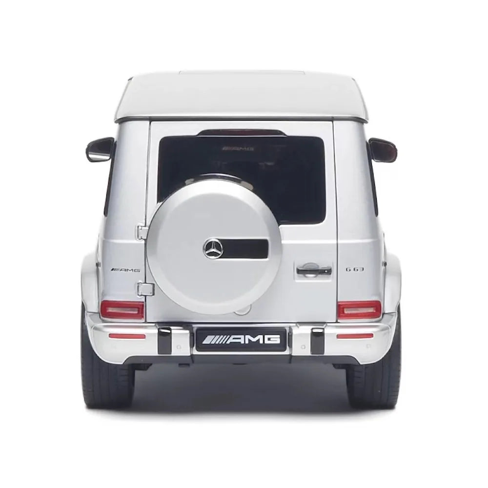 [Almost Real] 1:18 Mercedes-Benz 2019 AMG G63 Silver Model Car Die-Cast