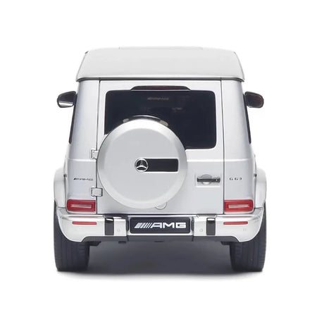 [Almost Real] 1:18 Mercedes-Benz 2019 AMG G63 Silver Model Car Die-Cast
