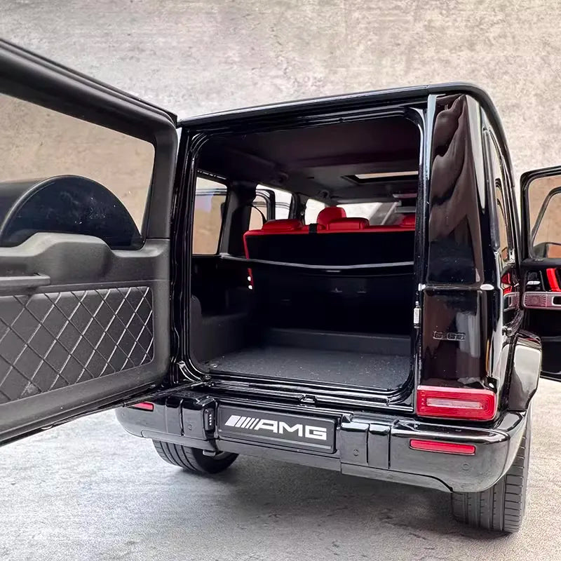 [Almost Real] 1:18 Mercedes-Benz 2019 AMG G63 Black Model Car Die-Cast