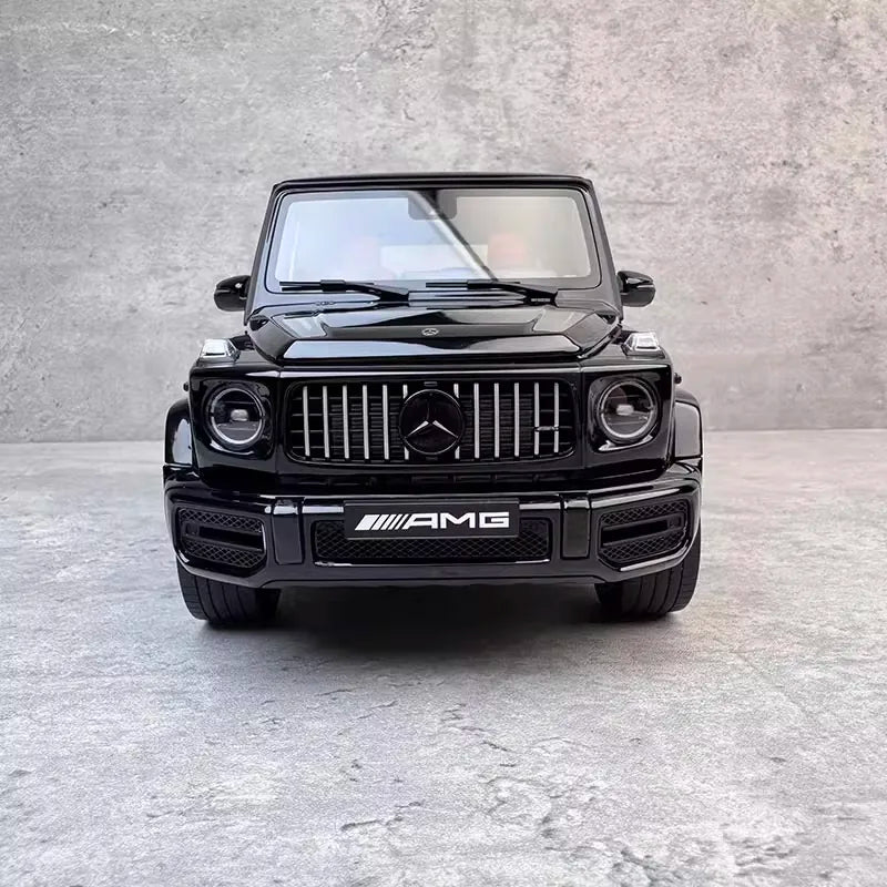[Almost Real] 1:18 Mercedes-Benz 2019 AMG G63 Black Model Car Die-Cast